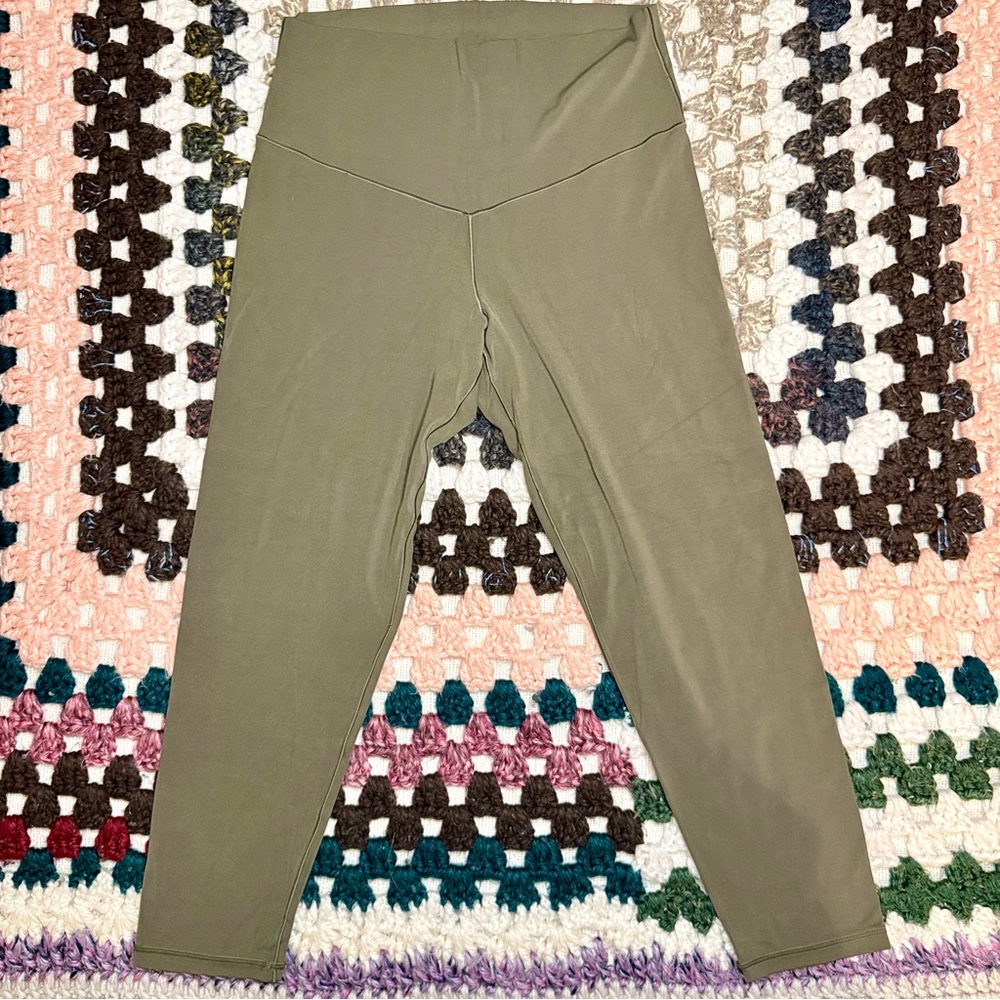 Aerie Olive High-Rise Leggings